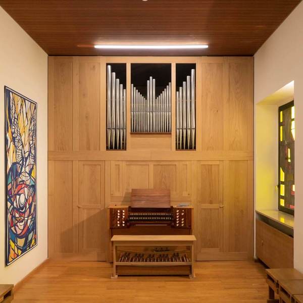 Orgel in der Turmkapelle / © Konservatorium für Kirchenmusik der Diözese Linz/Stefanie Petelin Orgel in der Turmkapelle