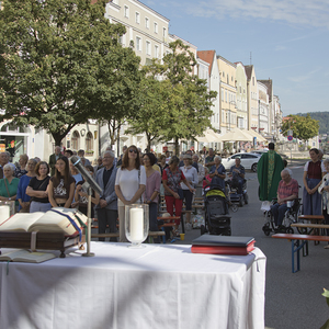 Bike&Pray-Gottesdienst mit Fahrradsegnung