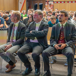 Bischof Manfred Scheuer besuchte die Landwirtschaftsschule in Schlierbach