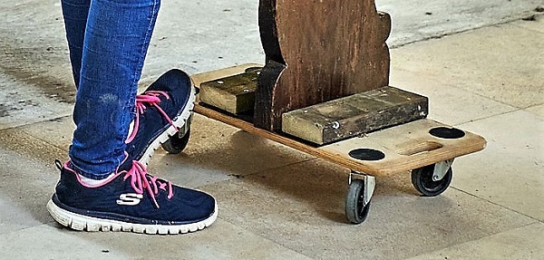 Rollschuh-Fahren