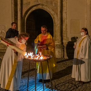Osternacht in der Pfarre Kirchdorf