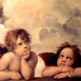 Detail aus Raffaels 'Sixtinische Madonna' (1512/13) © Mattes/wikimedia.org/PD (gemeinfrei)