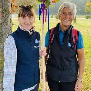 Lisi Nefischer und Theresia Schön aus dem Dekanat Perg (v.l.)